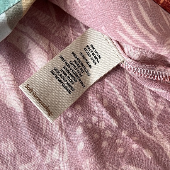 NWT Soft Surroundings Hermosa Tunic Button Up Shirt - Picture 10 of 10